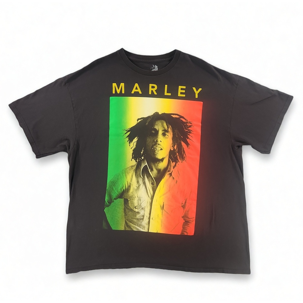 Zion Rootswear Bob Marley Tee XXL Cotton Streetwear Festival Reggae Graphic Top